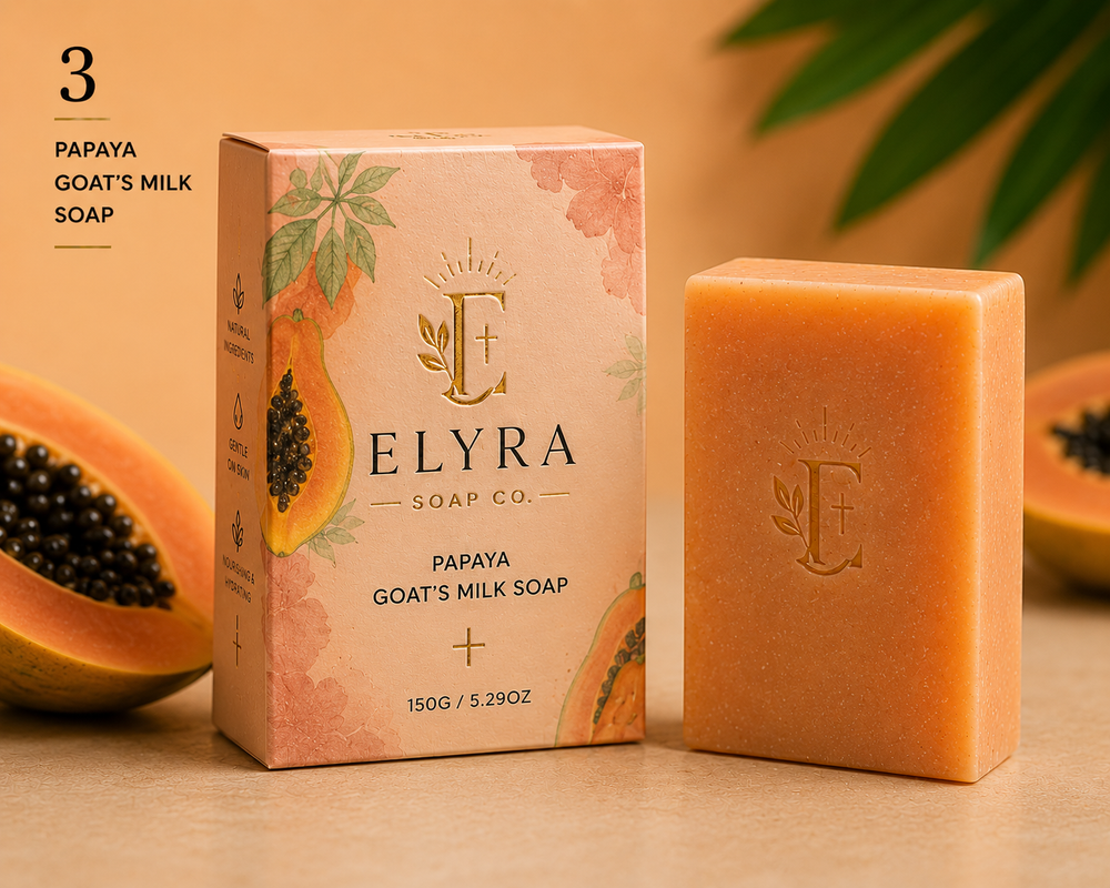 PAPAYA GOAT'S MILK SOAP